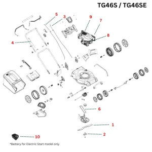 Spectrum TG46S TG46SE Website Parts
