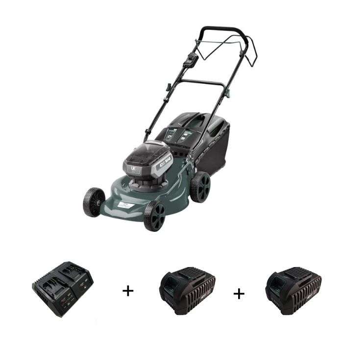 Spectrum Battery Lawn Mower Bundle